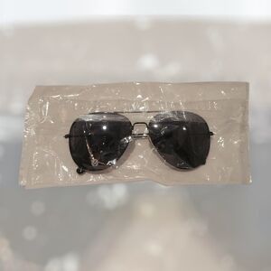 New Holland Stylish Black Aviator Sunglasses